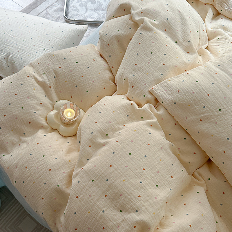 Colorful Dots 100% Cotton Beddings