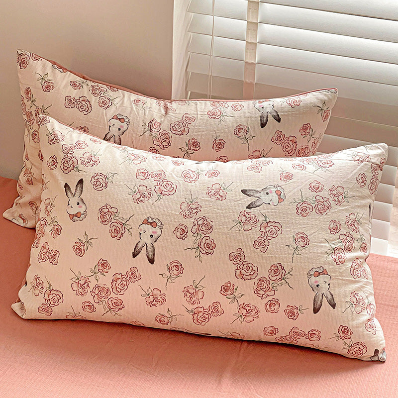 Pink Rabbit Soft Bedding Sets