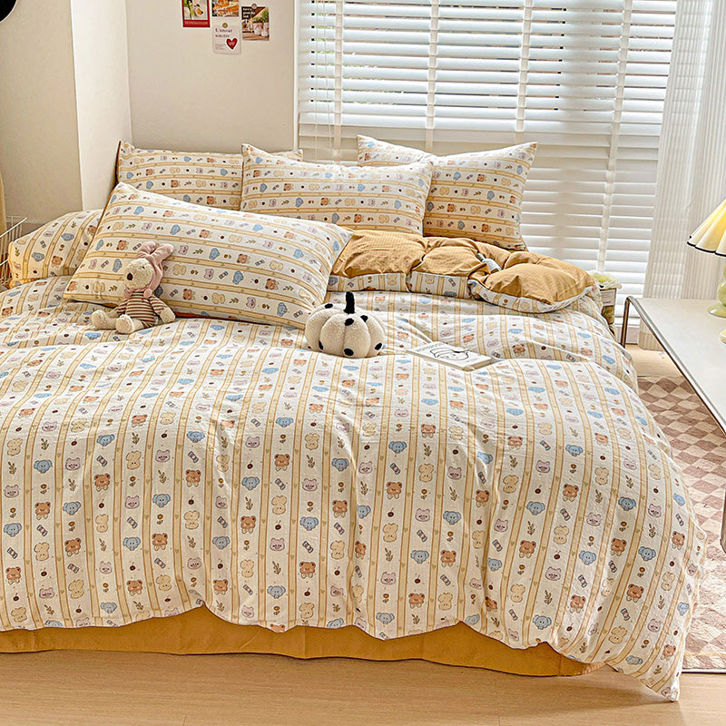 Yellow Zoo Soft Bedding Sets