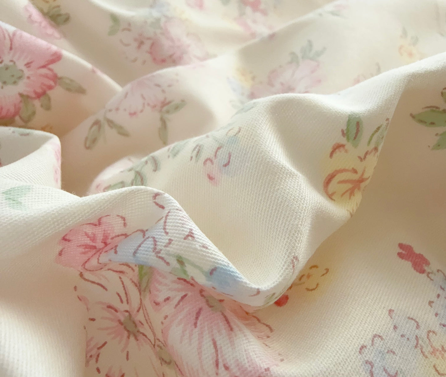 Pure Cotton Bedding Set - Plaid Rose