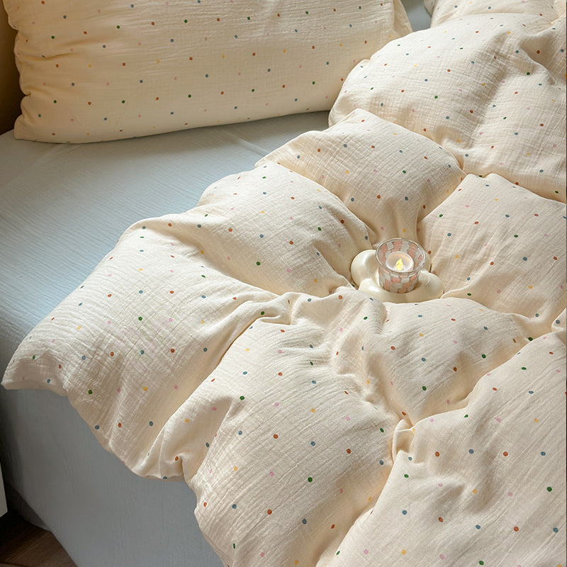 Colorful Dots 100% Cotton Beddings