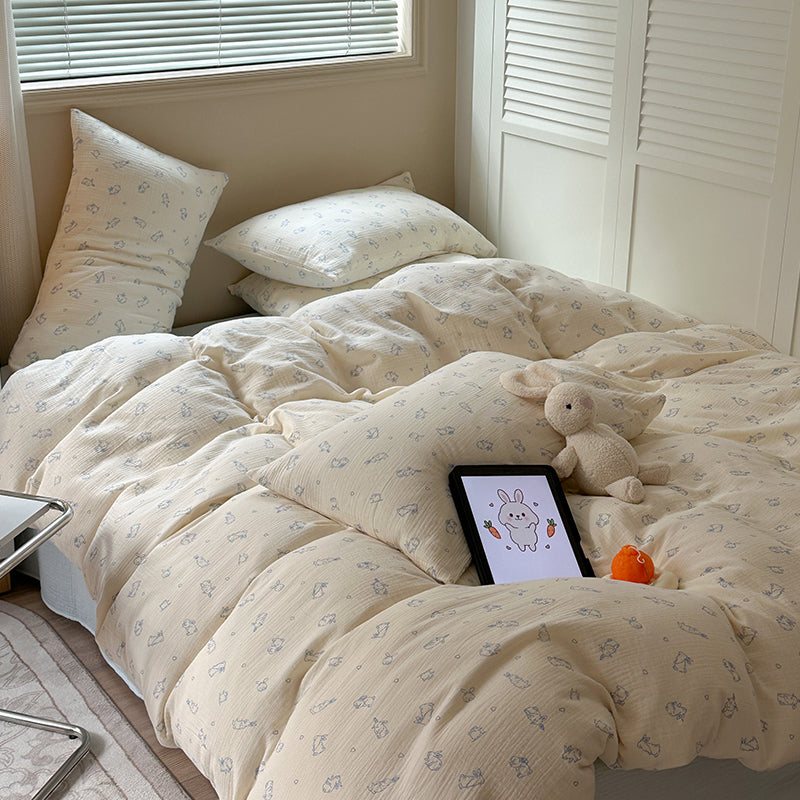 Bunny Whisper 100% Cotton Beddings