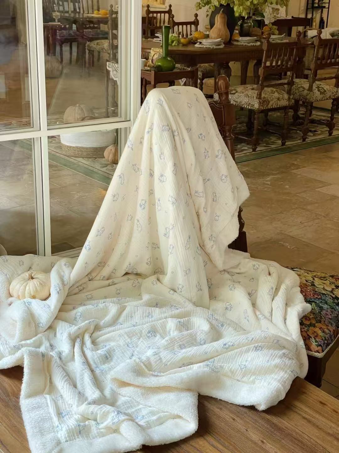 Extra Warm: Bunny Whisper Fleece Blanket
