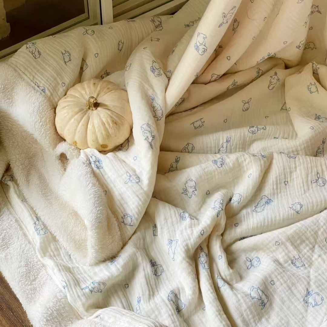 Extra Warm: Bunny Whisper Fleece Blanket