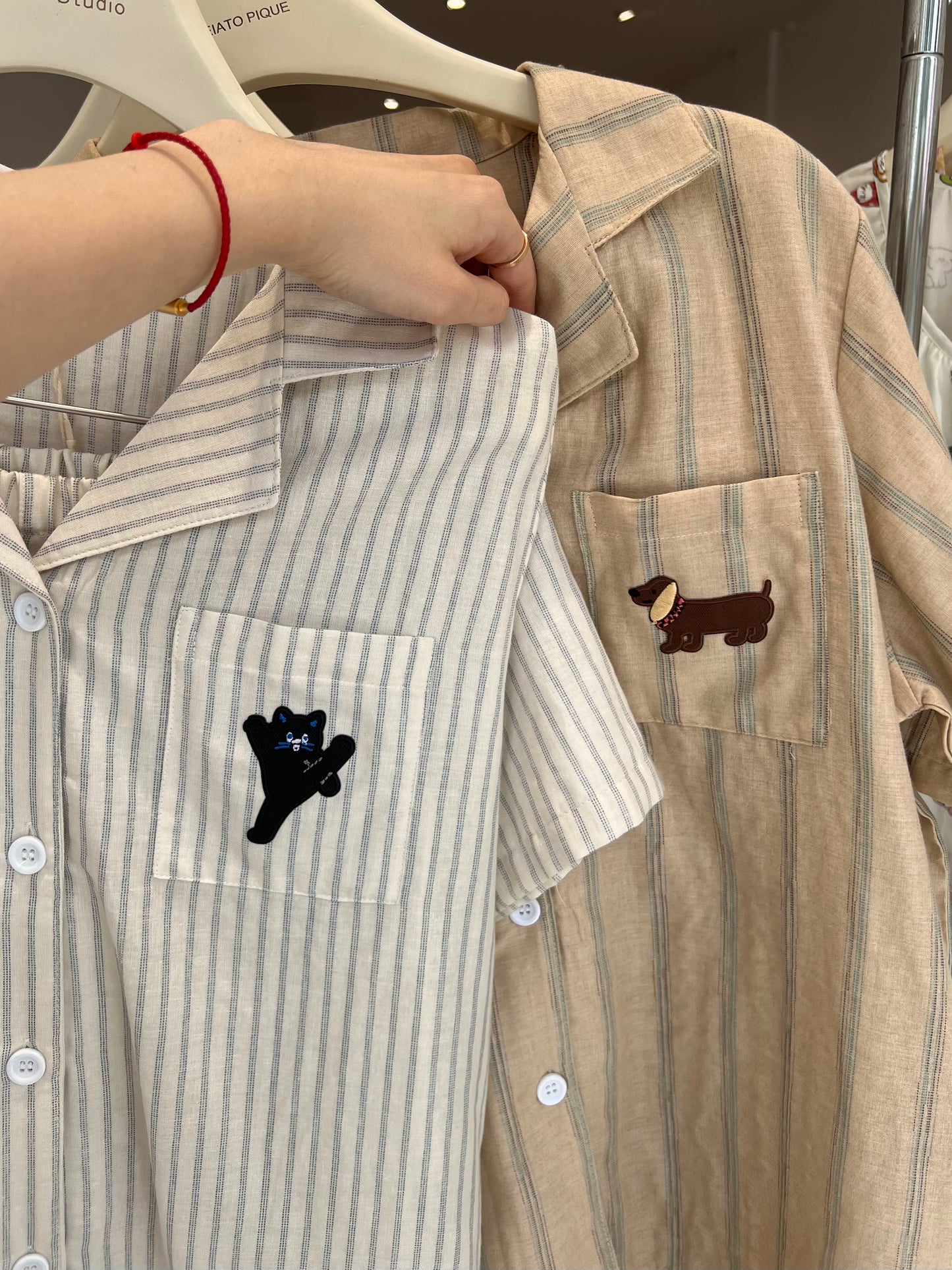 Puppy Lines Pure Cotton Couple Pajama Collection