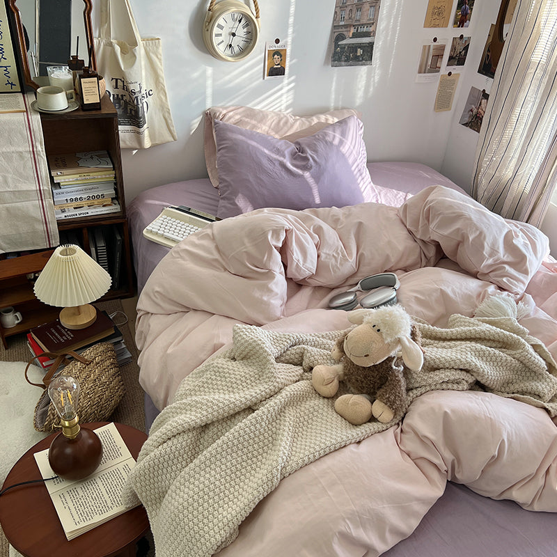 PureColor Bedding Sets - Taro Purple