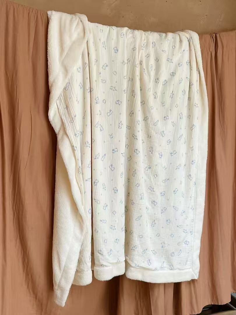 Extra Warm: Bunny Whisper Fleece Blanket