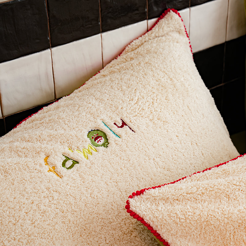 加绒加厚:圣诞小窝牛奶绒床上四件套