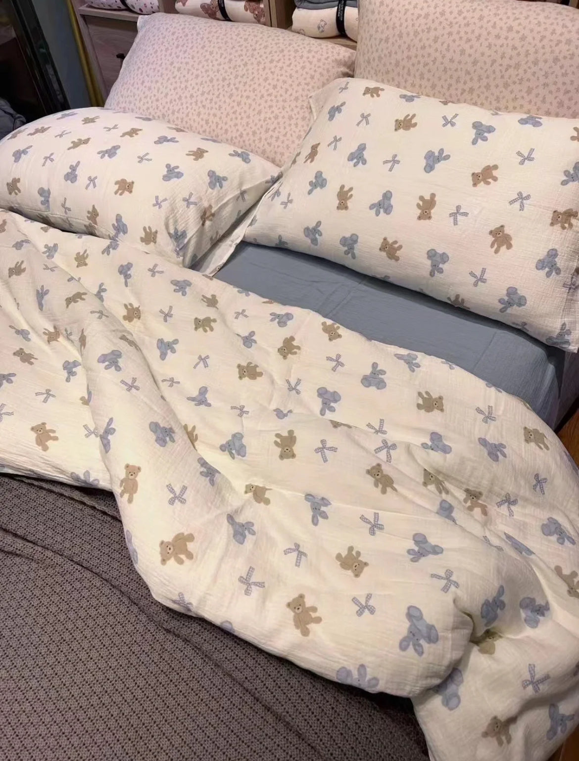 Bear and Rabbit 100% Cotton Beddings