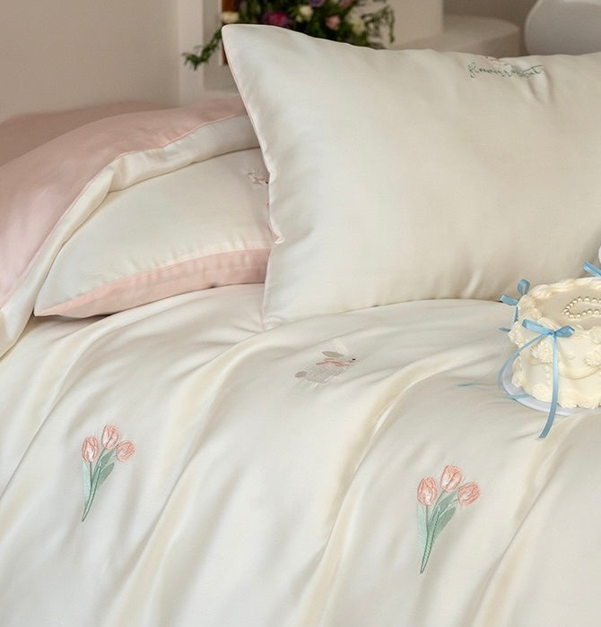 Silky Smooth Lyocell Bedding Set - Tulip