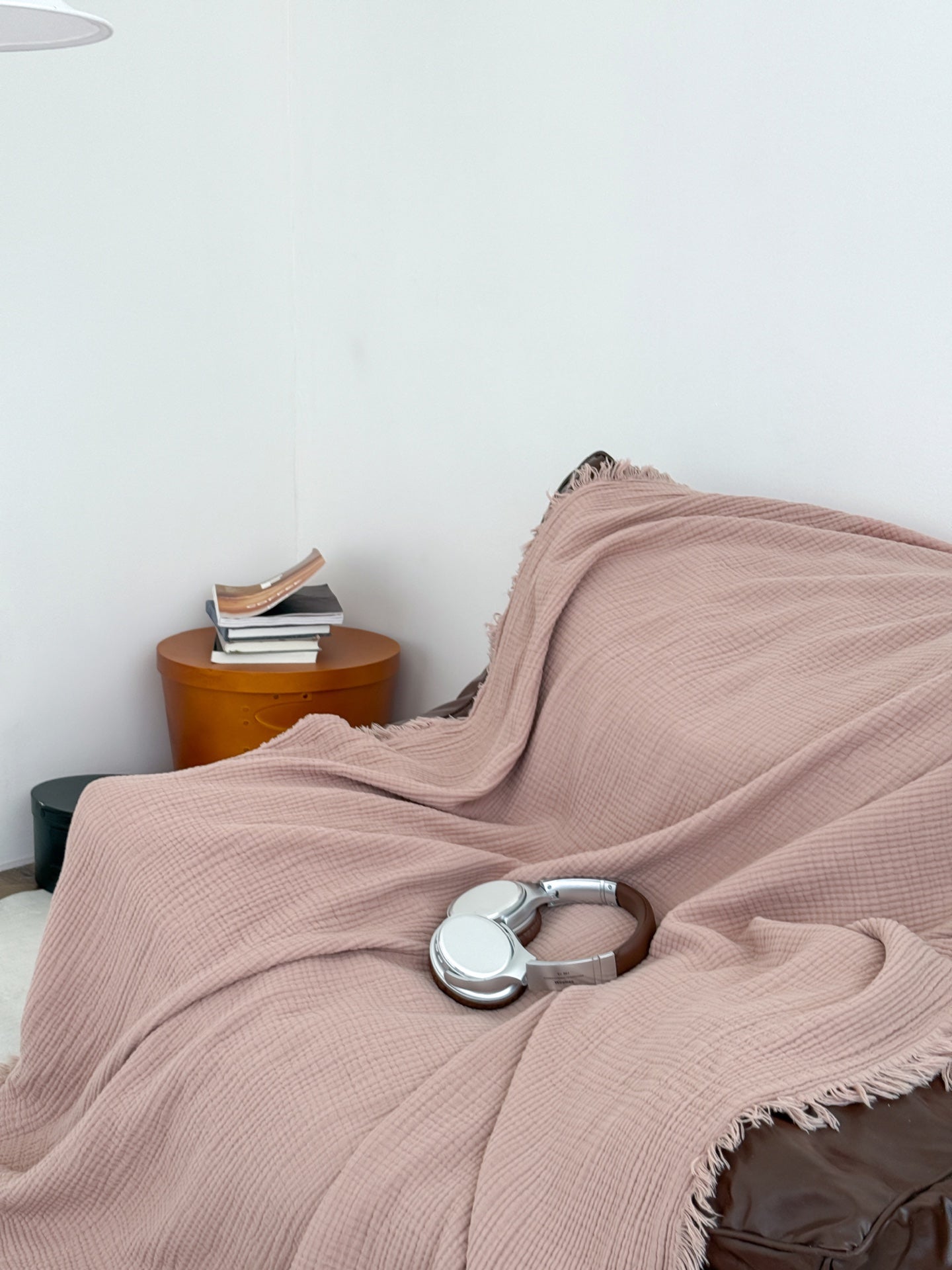 Summer Airy Cotton Fringe Blanket