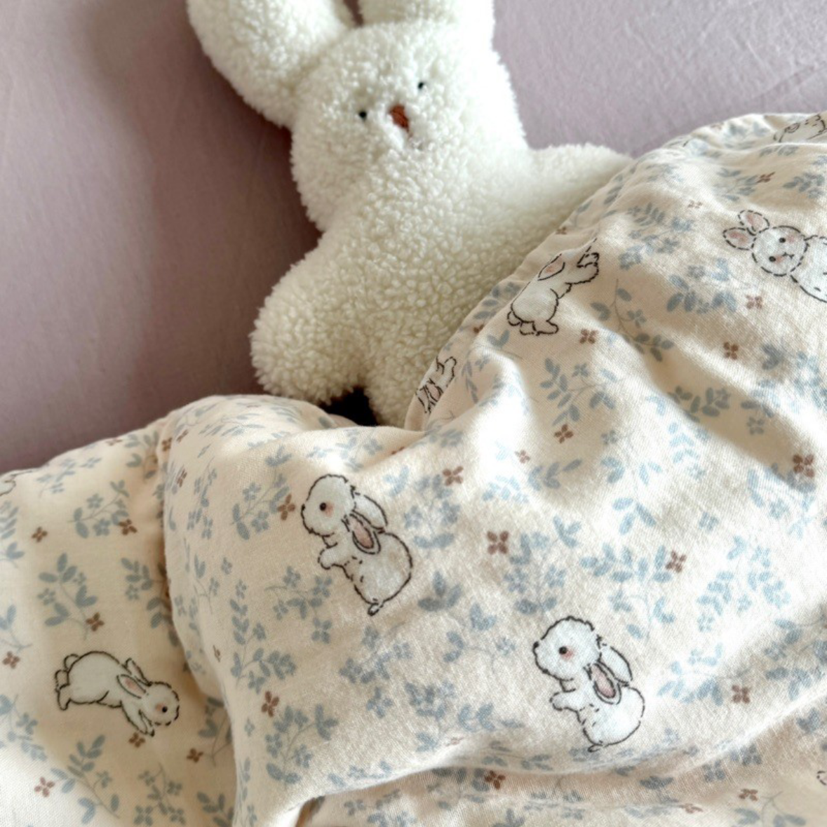 Purple Garden 100% Cotton Gauze Beddings