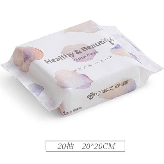 Free Grace Disposable Clean Face Towels Travel Pack, 20 Count