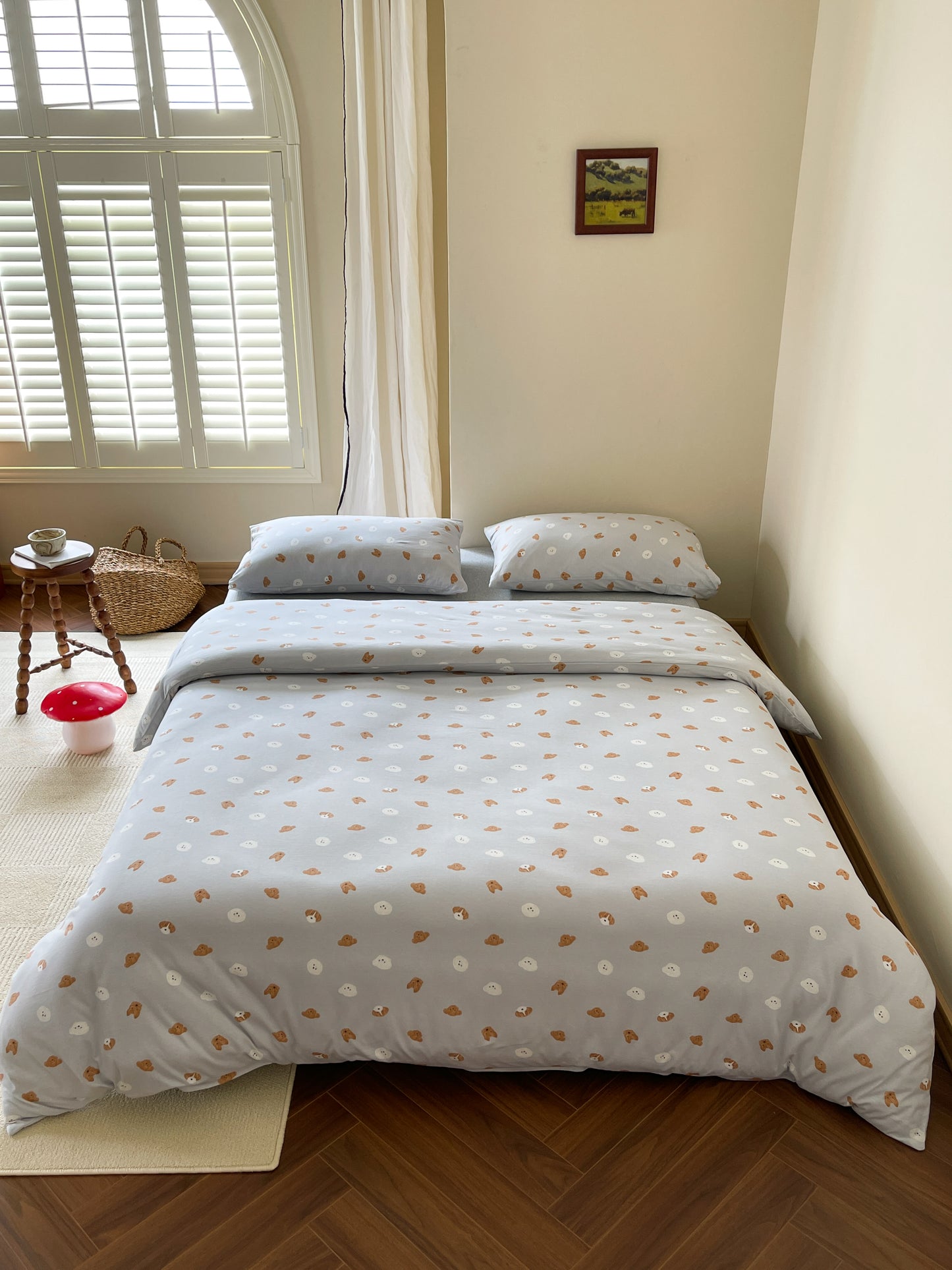 Autumn & Winter Knit Cotton Bedding Sets - Sunny Puppy