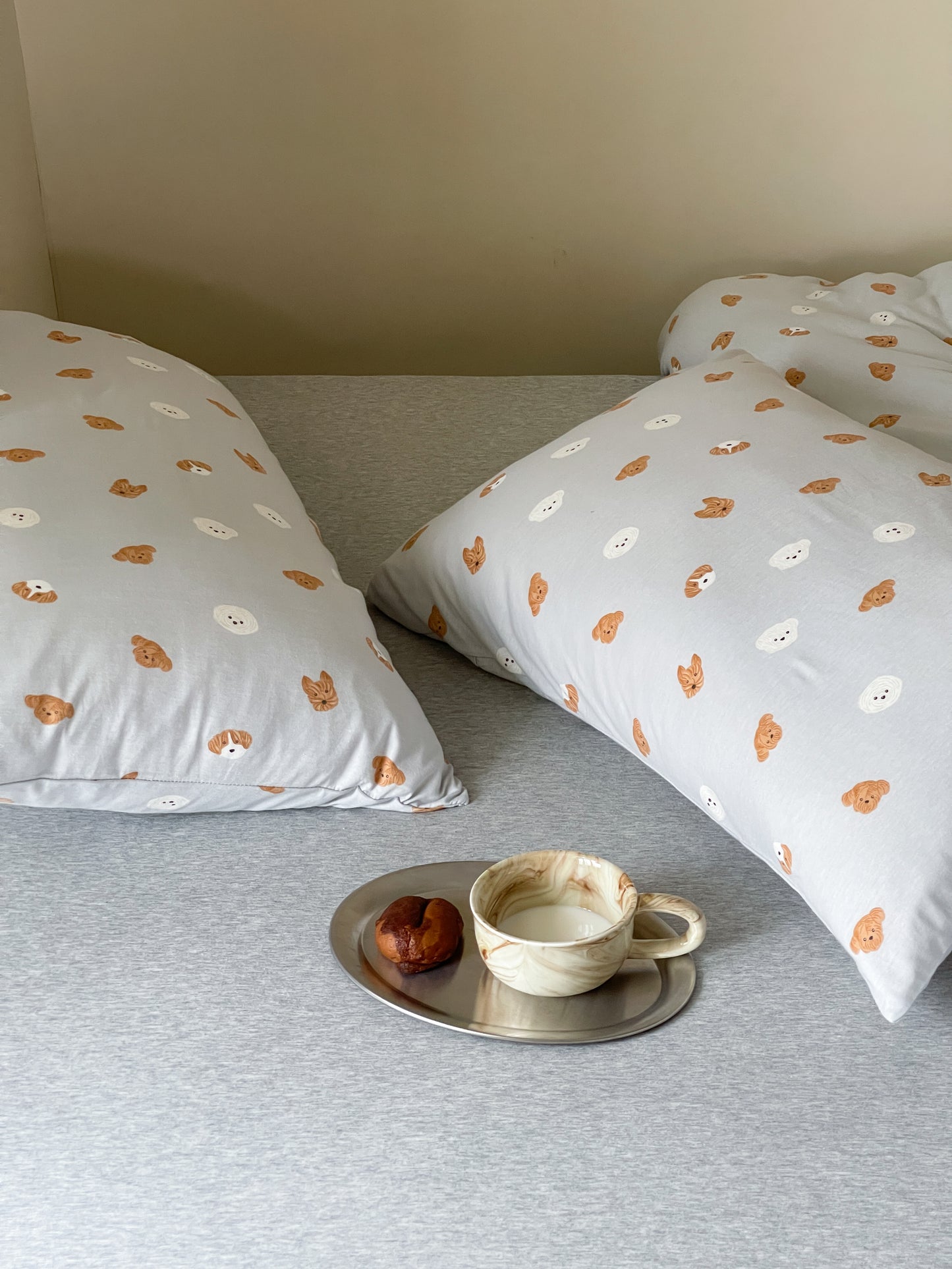 Autumn & Winter Knit Cotton Bedding Sets - Sunny Puppy