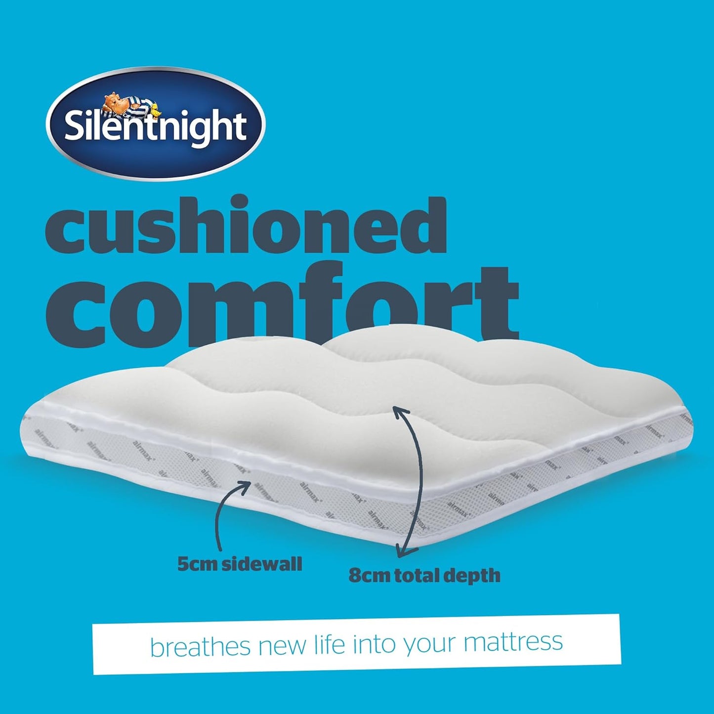 Silentnight Airmax Mattress Topper – 8cm