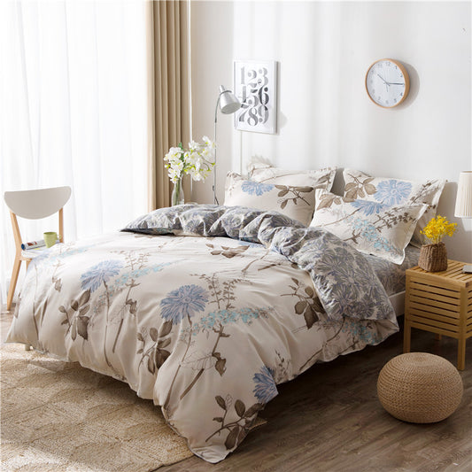 Flower Pattern Duvet Cover Set