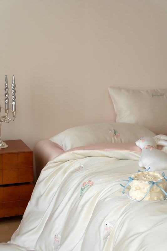 Silky Smooth Lyocell Bedding Set - Tulip