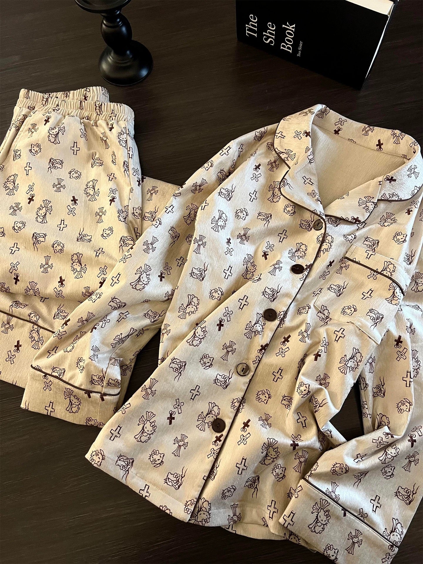 Hello Kitty Silky Pajama Set