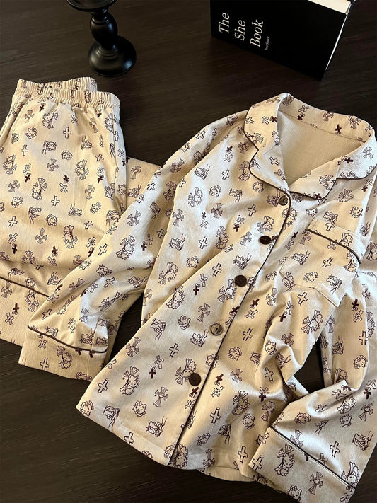 Hello Kitty Silky Pajama Set