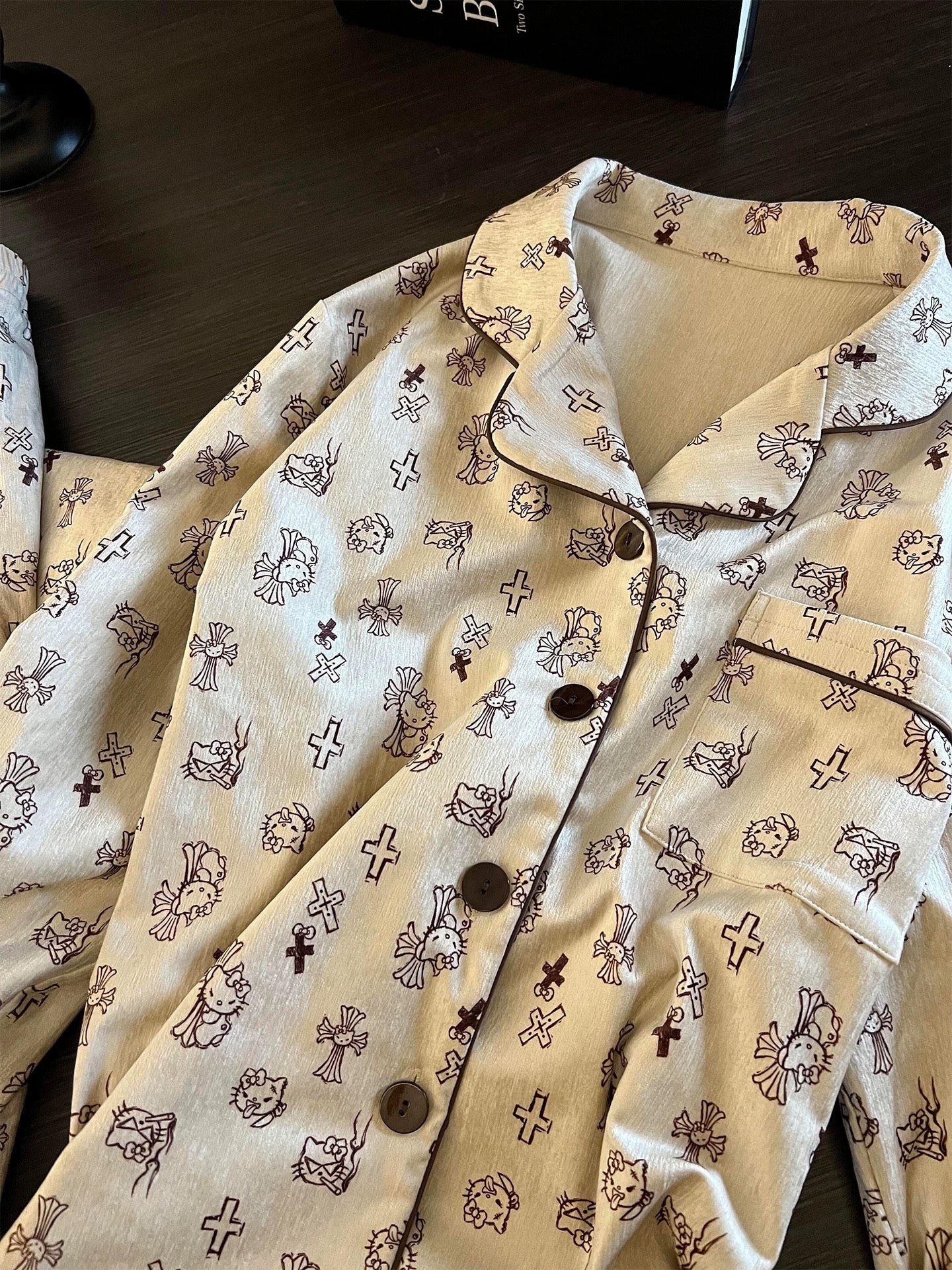 Hello Kitty Silky Pajama Set