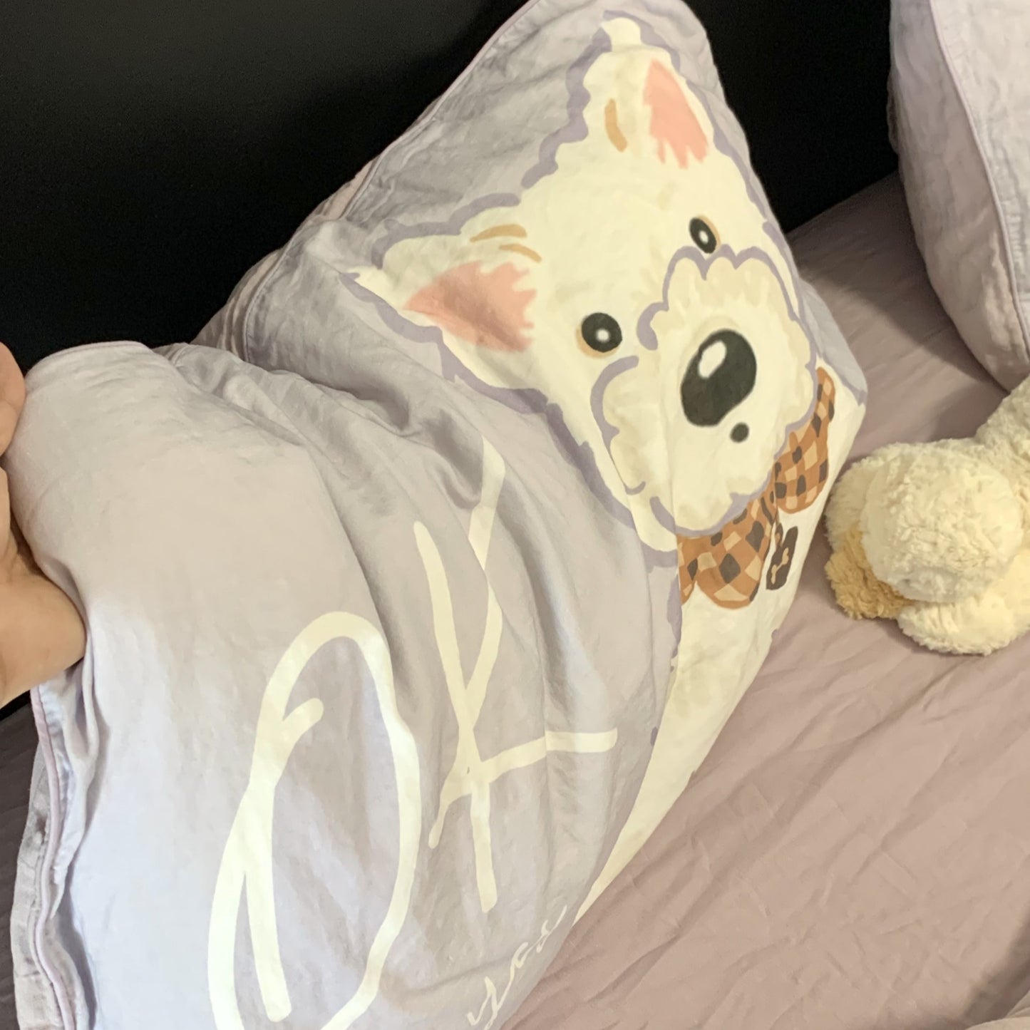 BreezeSoft Gauze Cotton Bedding Set - Scottie Dog